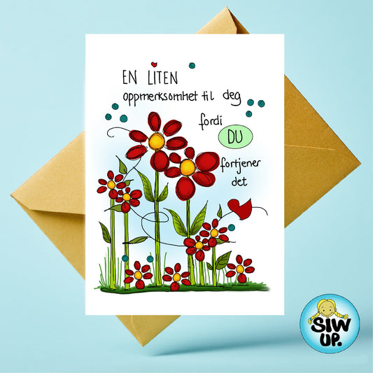 EN LITEN OPPMERKSOMHET