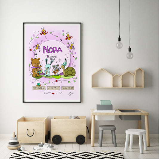 NAME BOARD pink gang