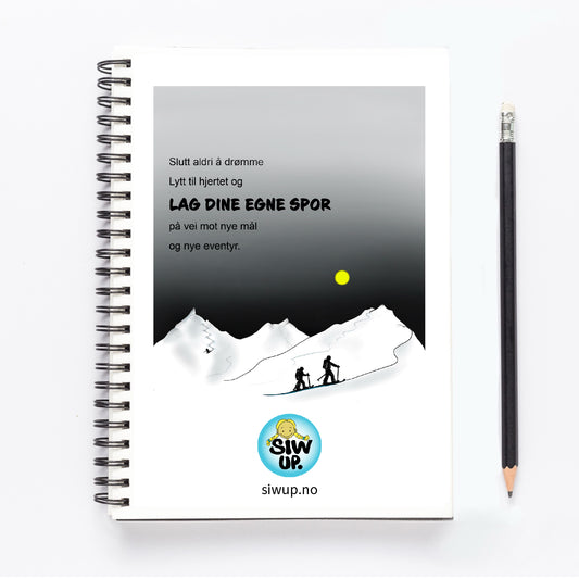 LAG DINE EGNE SPOR (notatbok)
